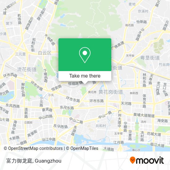 富力御龙庭 map