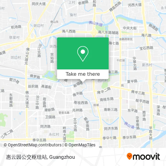 惠云园公交枢纽站 map