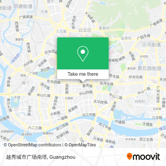 越秀城市广场南塔 map
