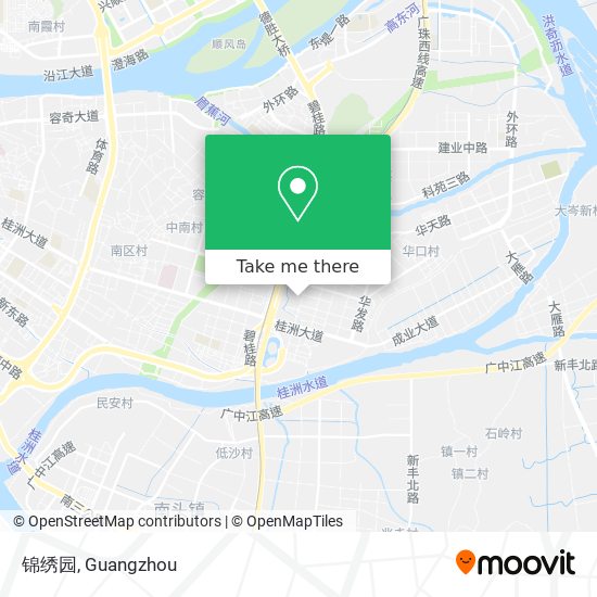 锦绣园 map