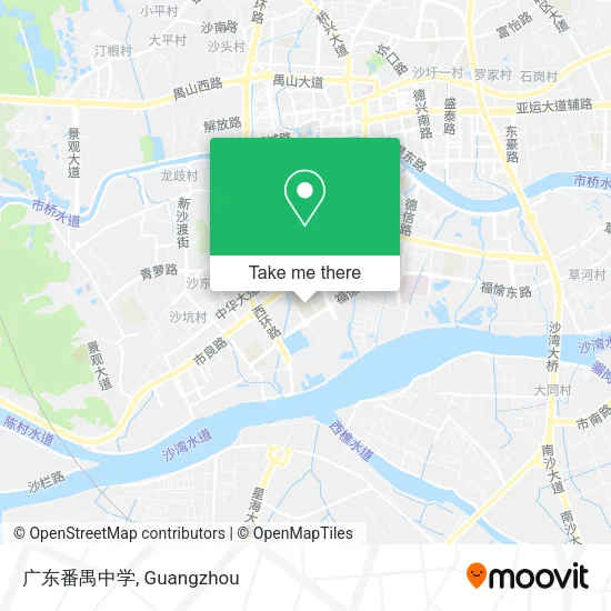 广东番禺中学 map