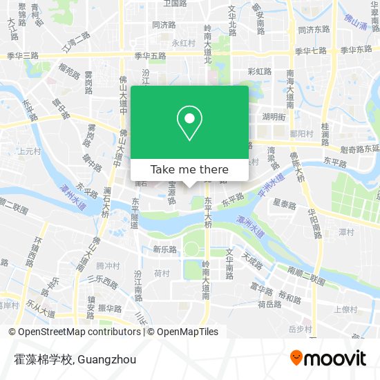 霍藻棉学校 map