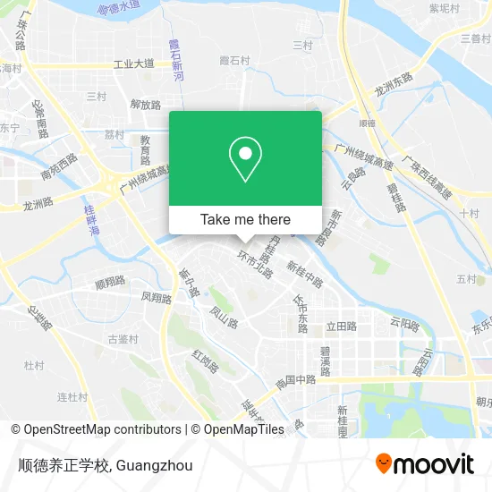 顺德养正学校 map