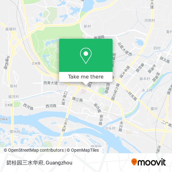 碧桂园三水华府 map
