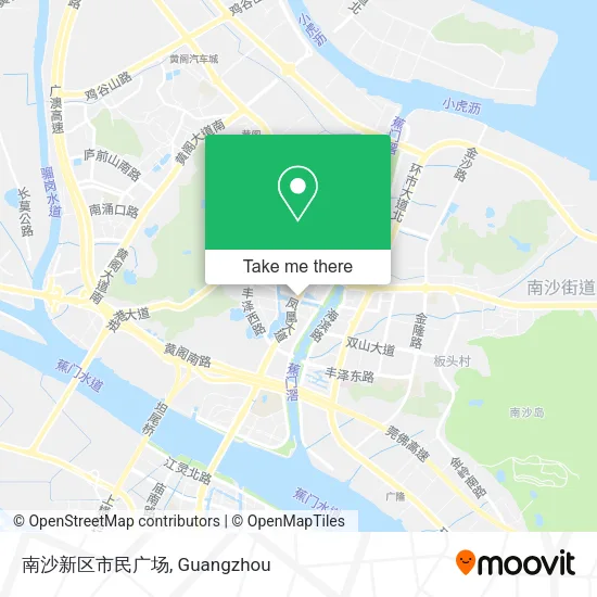 南沙新区市民广场 map