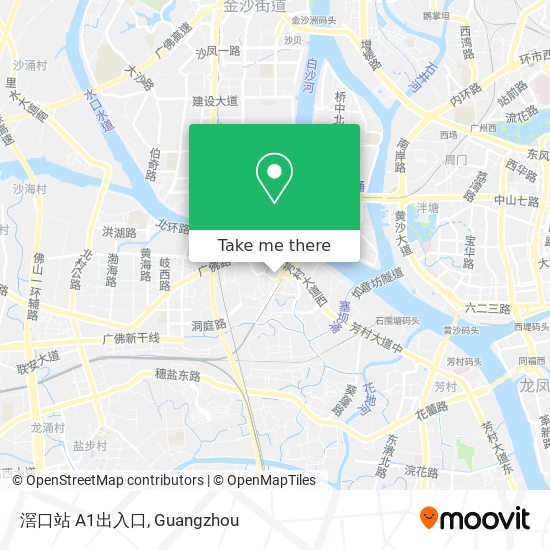滘口站 A1出入口 map