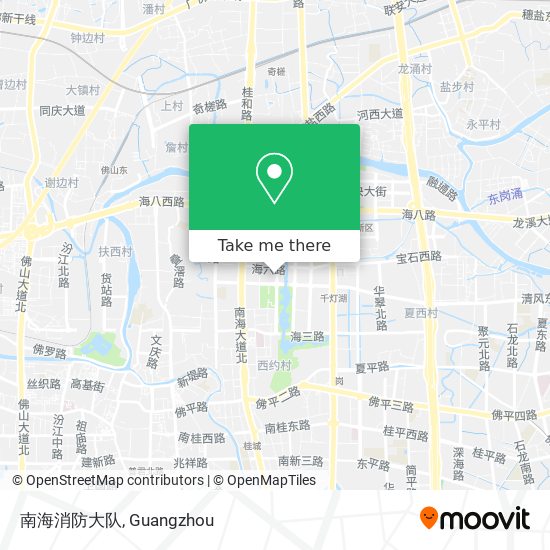 南海消防大队 map