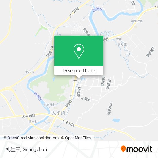 礼堂三 map