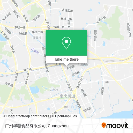 广州华糖食品有限公司 map