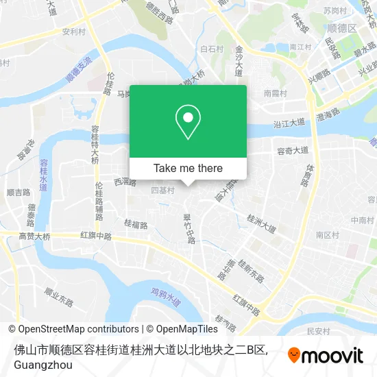 佛山市顺德区容桂街道桂洲大道以北地块之二B区 map
