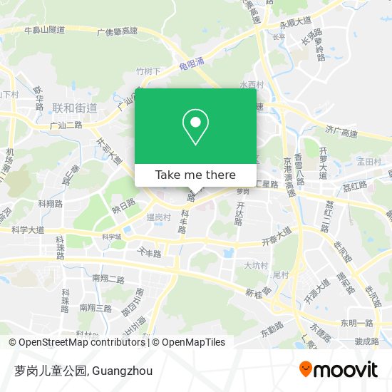 萝岗儿童公园 map