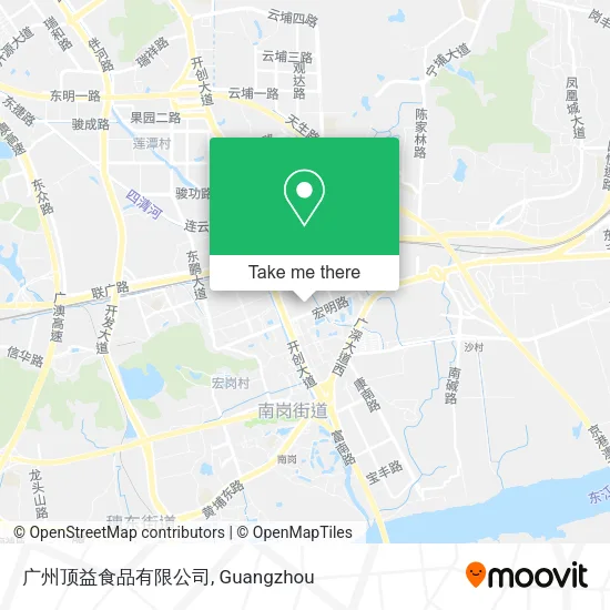 广州顶益食品有限公司 map
