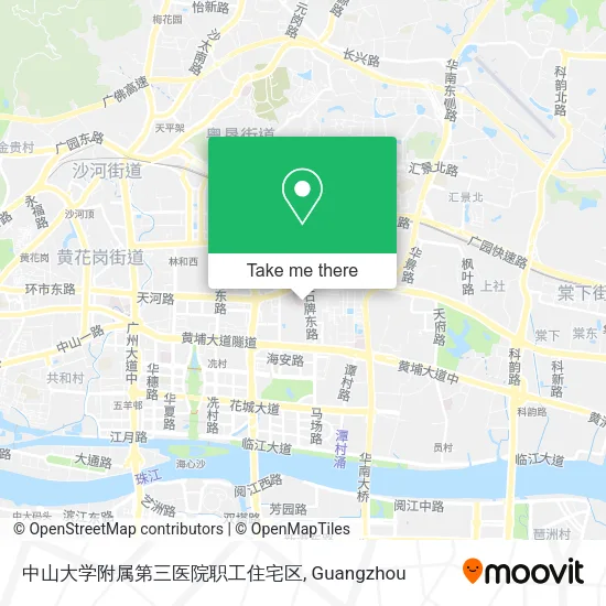 中山大学附属第三医院职工住宅区 map