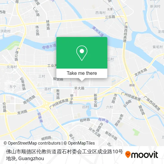 佛山市顺德区伦教街道霞石村委会工业区成业路10号地块 map
