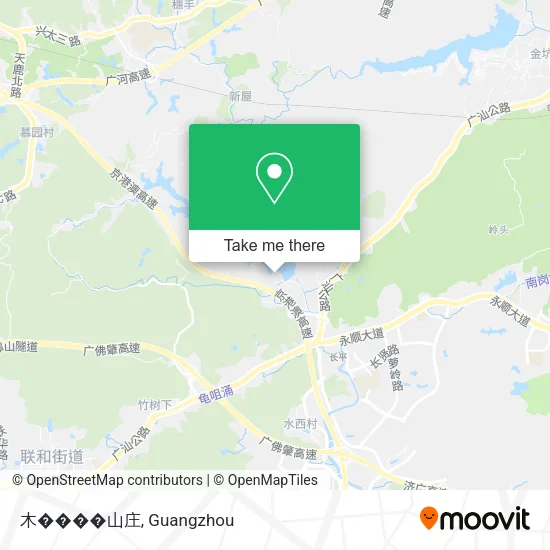 木����山庄 map