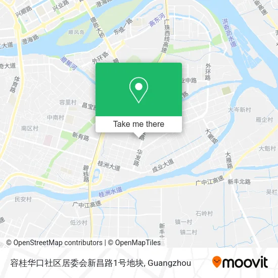 容桂华口社区居委会新昌路1号地块 map