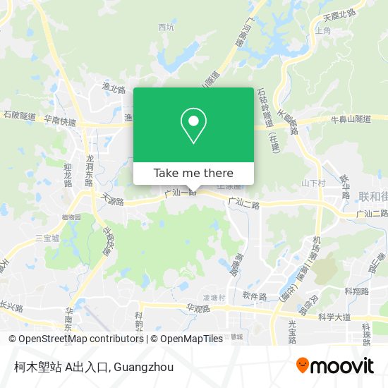 柯木塱站 A出入口 map