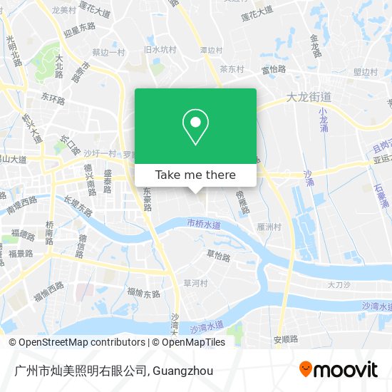 广州市灿美照明右眼公司 map