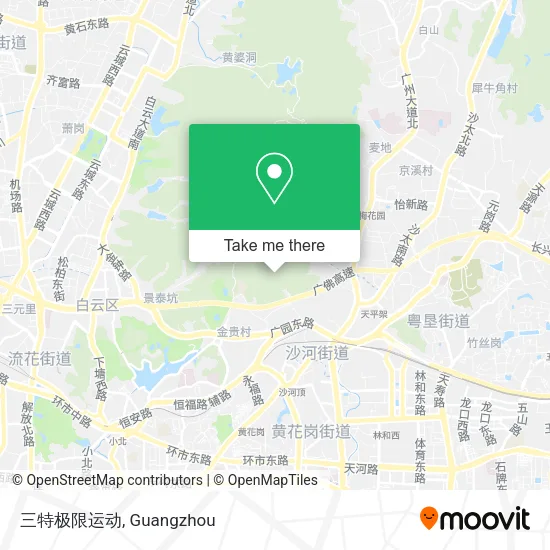 三特极限运动 map