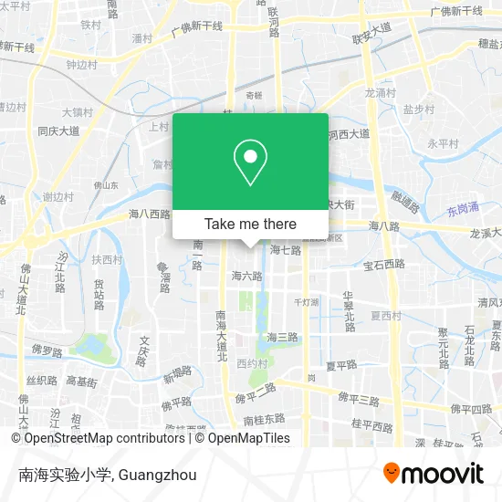 南海实验小学 map
