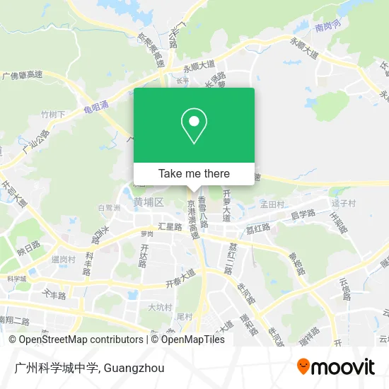广州科学城中学 map