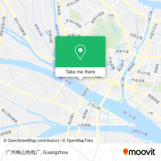 广州梅山热电厂 map