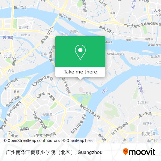 广州南华工商职业学院（北区） map