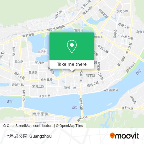 七星岩公园 map