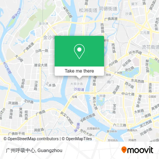 广州呼吸中心 map