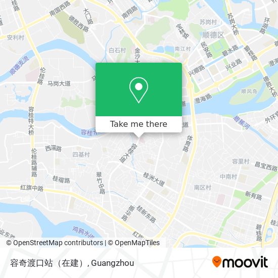 容奇渡口站（在建） map