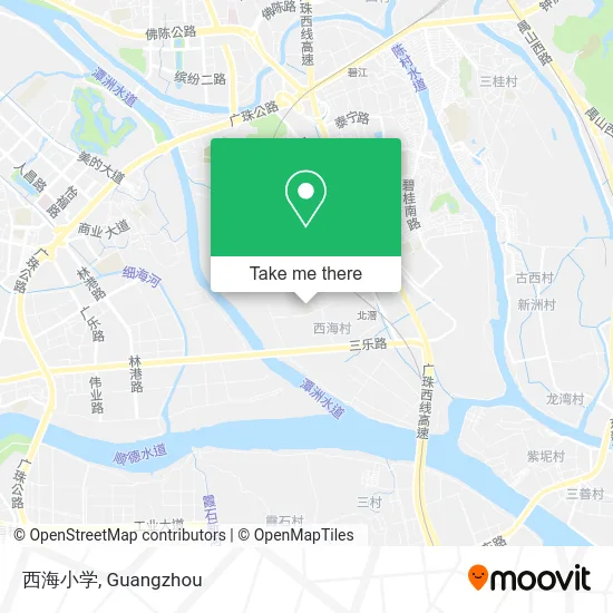 西海小学 map