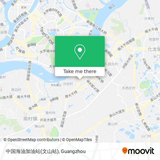 中国海油加油站(文山站) map