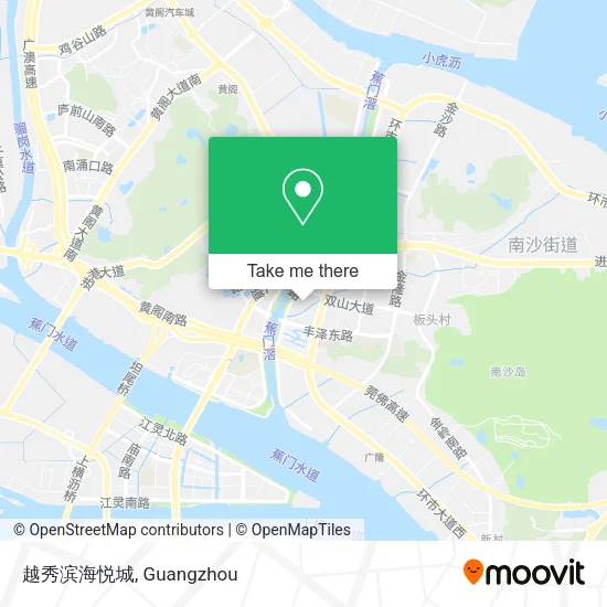 越秀滨海悦城 map