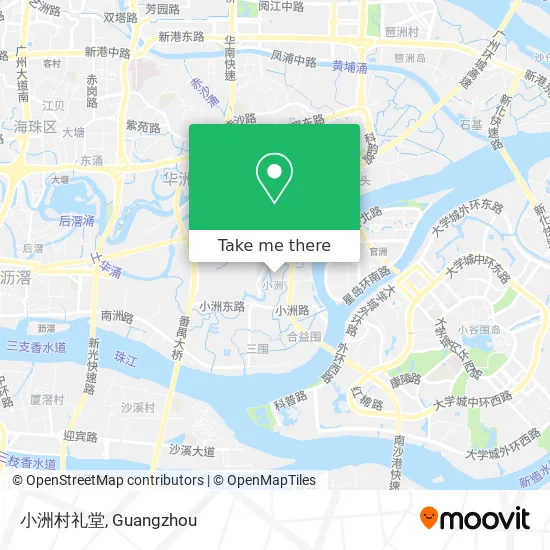 小洲村礼堂 map