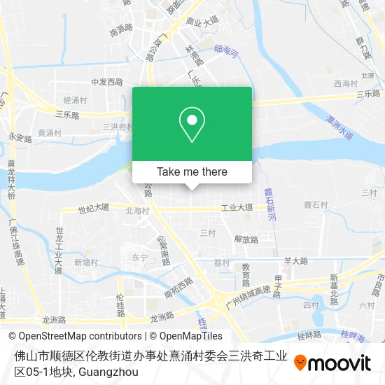 佛山市顺德区伦教街道办事处熹涌村委会三洪奇工业区05-1地块 map