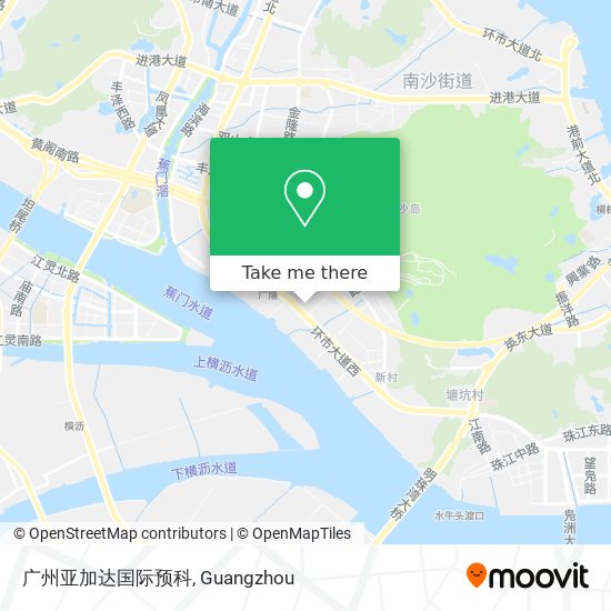 广州亚加达国际预科 map