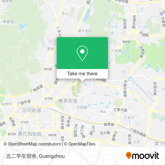 北二学生宿舍 map