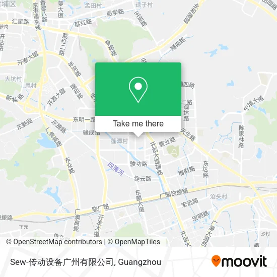 Sew-传动设备广州有限公司 map
