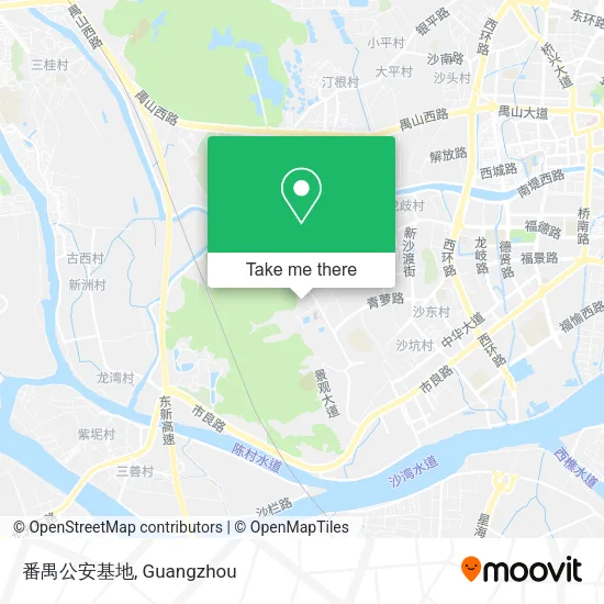 番禺公安基地 map