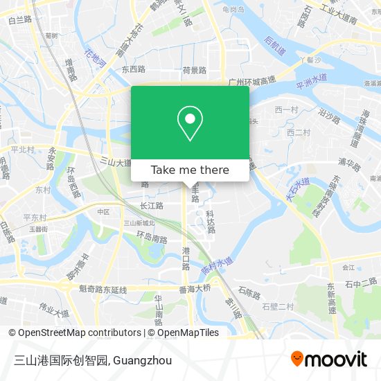 三山港国际创智园 map
