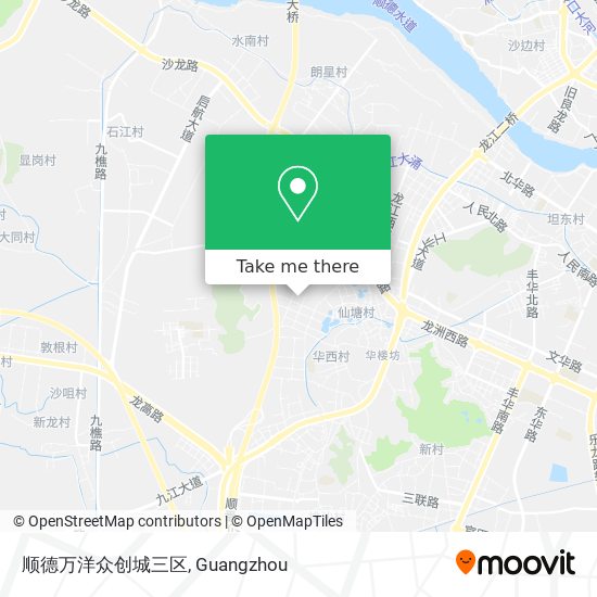 顺德万洋众创城三区 map