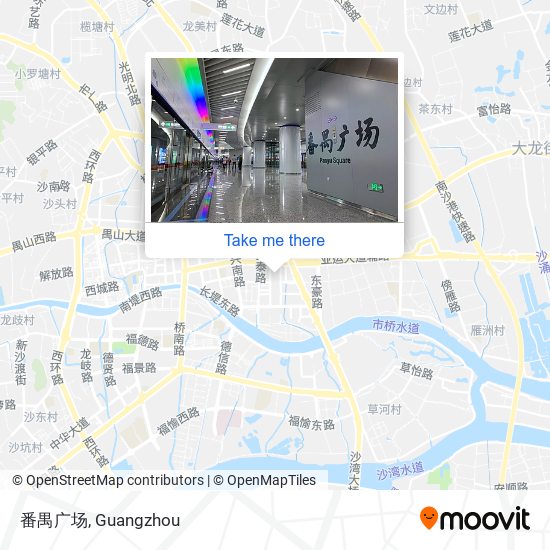 番禺广场 map