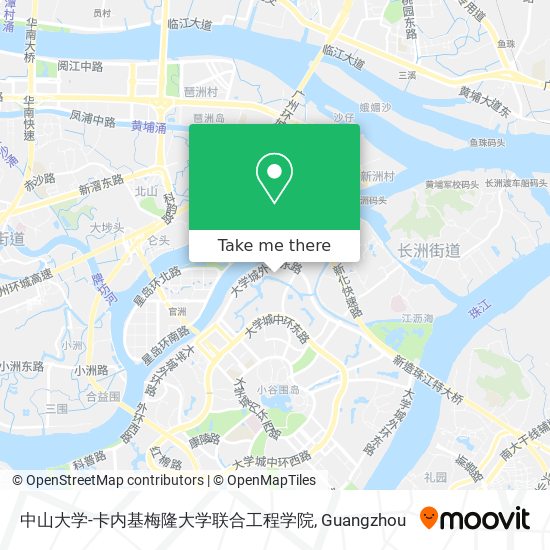 中山大学-卡内基梅隆大学联合工程学院 map