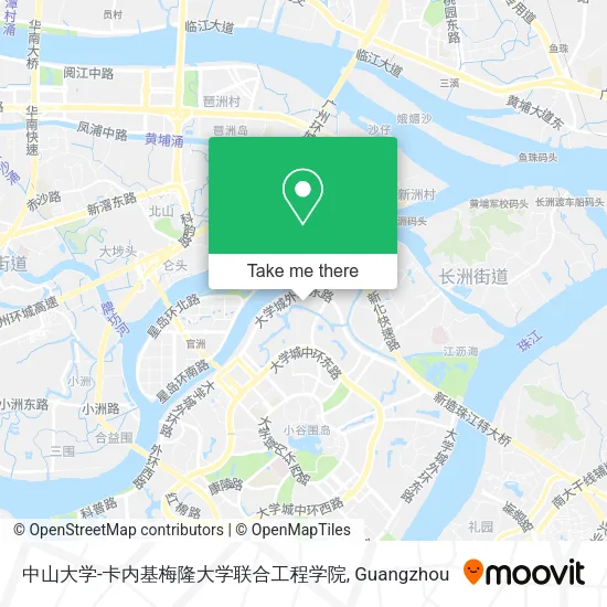 中山大学-卡内基梅隆大学联合工程学院 map