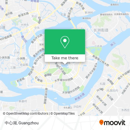中心湖 map