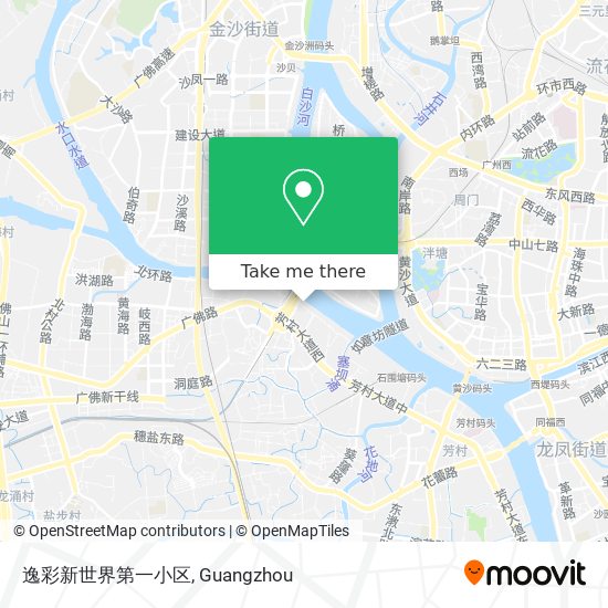 逸彩新世界第一小区 map