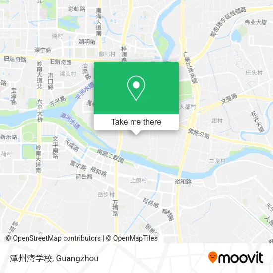 潭州湾学校 map
