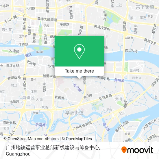 广州地铁运营事业总部新线建设与筹备中心 map