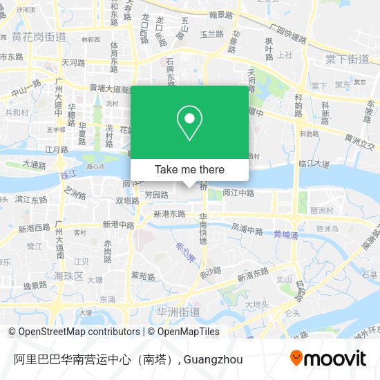 阿里巴巴华南营运中心（南塔） map