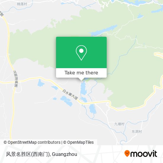 风景名胜区(西南门) map